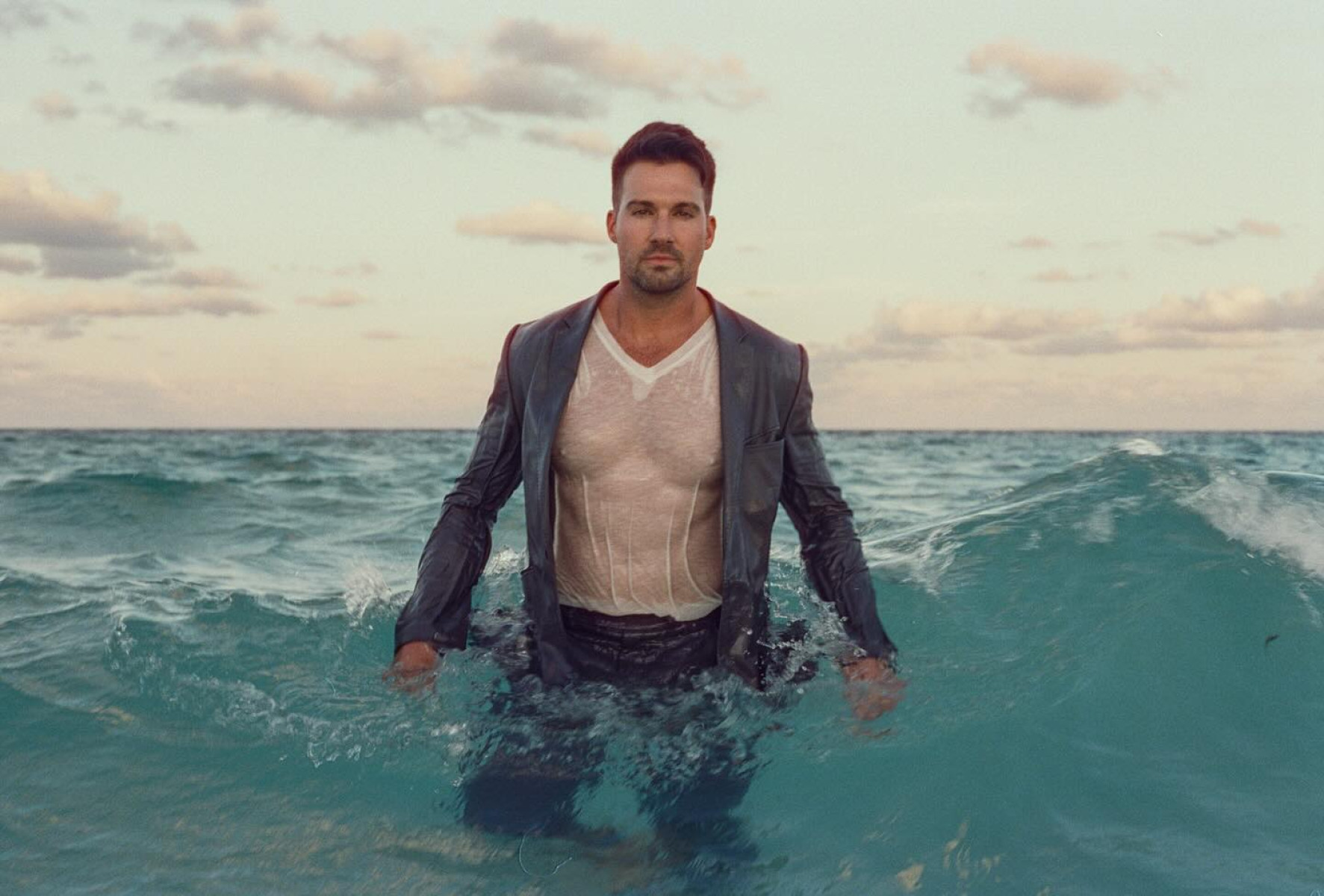 Joshua Shultz South Beach 35mm Film Shoot A striking photography session with vintage style and cinematic allure on vibrant Miami's coast.