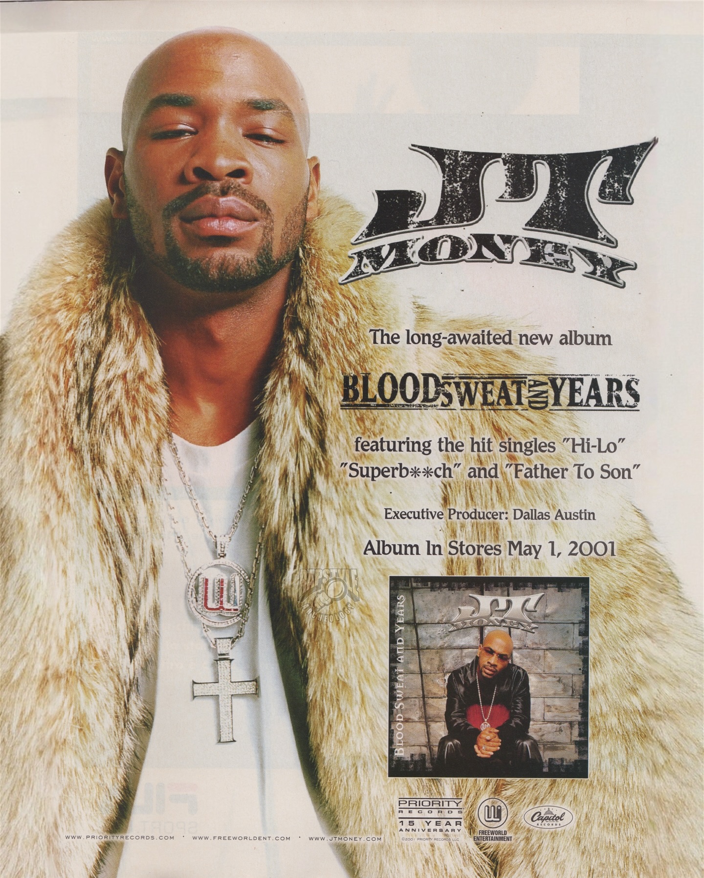 JT Money Sparks Buzz With Album Campaign Campaign advertisement for Blood Sweat and Years shines spotlight on JT Money’s Miami root