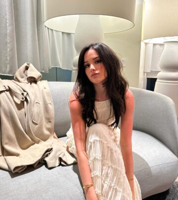 Jules LeBlanc Stuns Fans With Playful Instagram Gaze