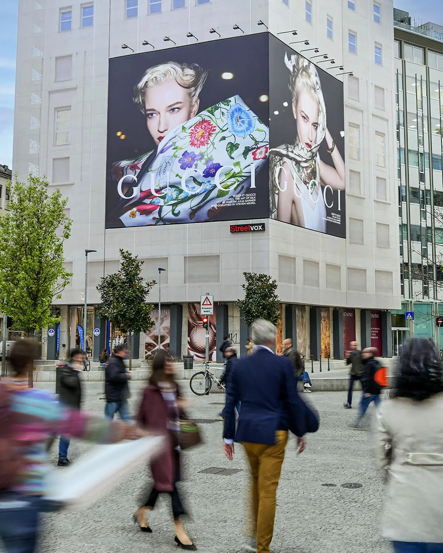 Julia Garner Embodies Global Elegance for Gucci