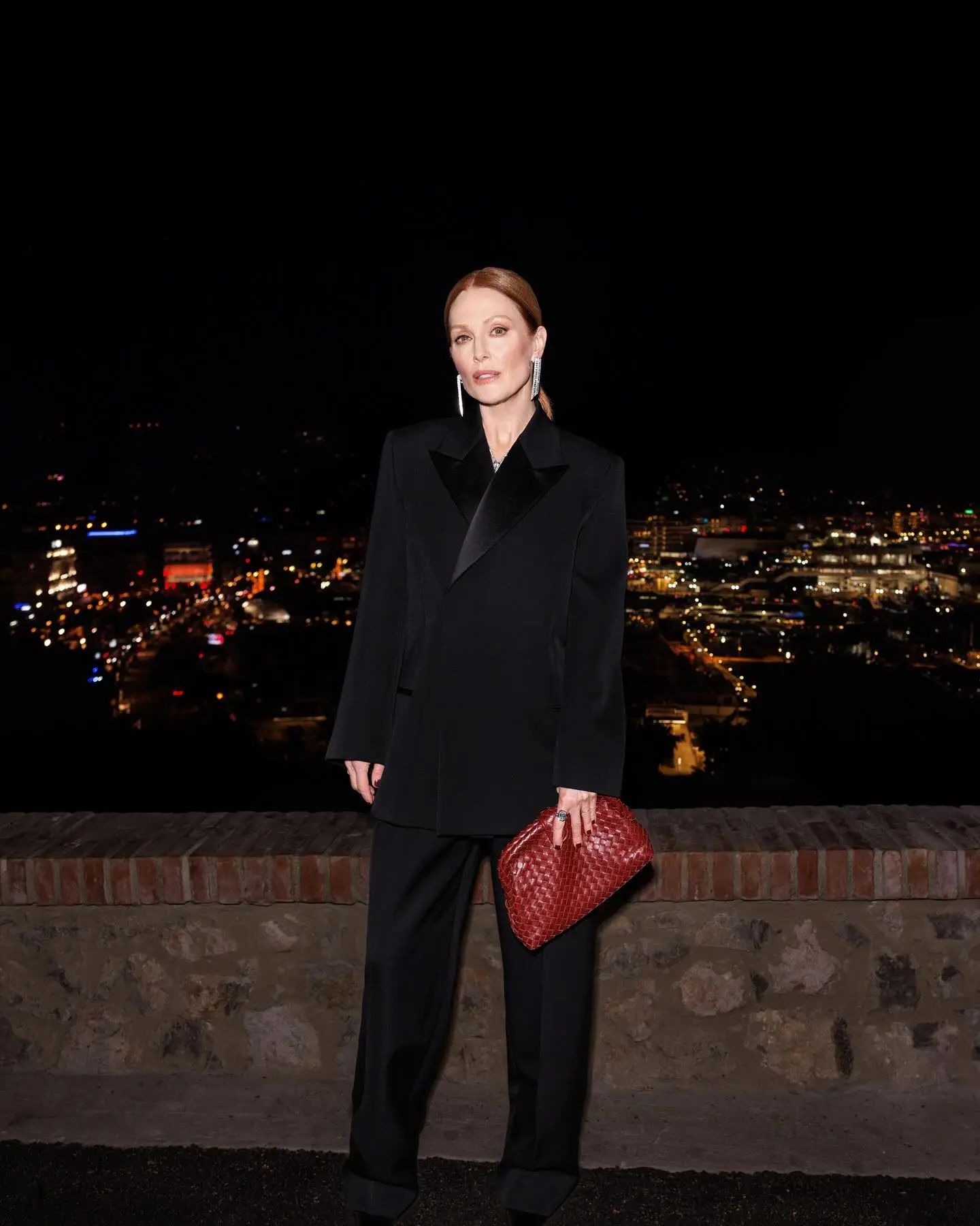 Julianne Moore Brings Iconic Style To Women In Motion Wearing a historic American Gigolo bag, the evening fused high fashion with film legacy!!