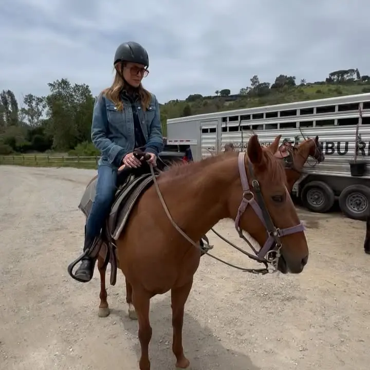 Julie Benz Enjoys Cowgirl Birthday Ride