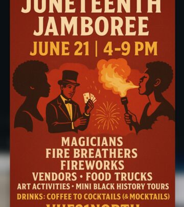 Celebrate art, food, tours, fireworks and magic at Wilmington’s family Juneteenth bash now!!