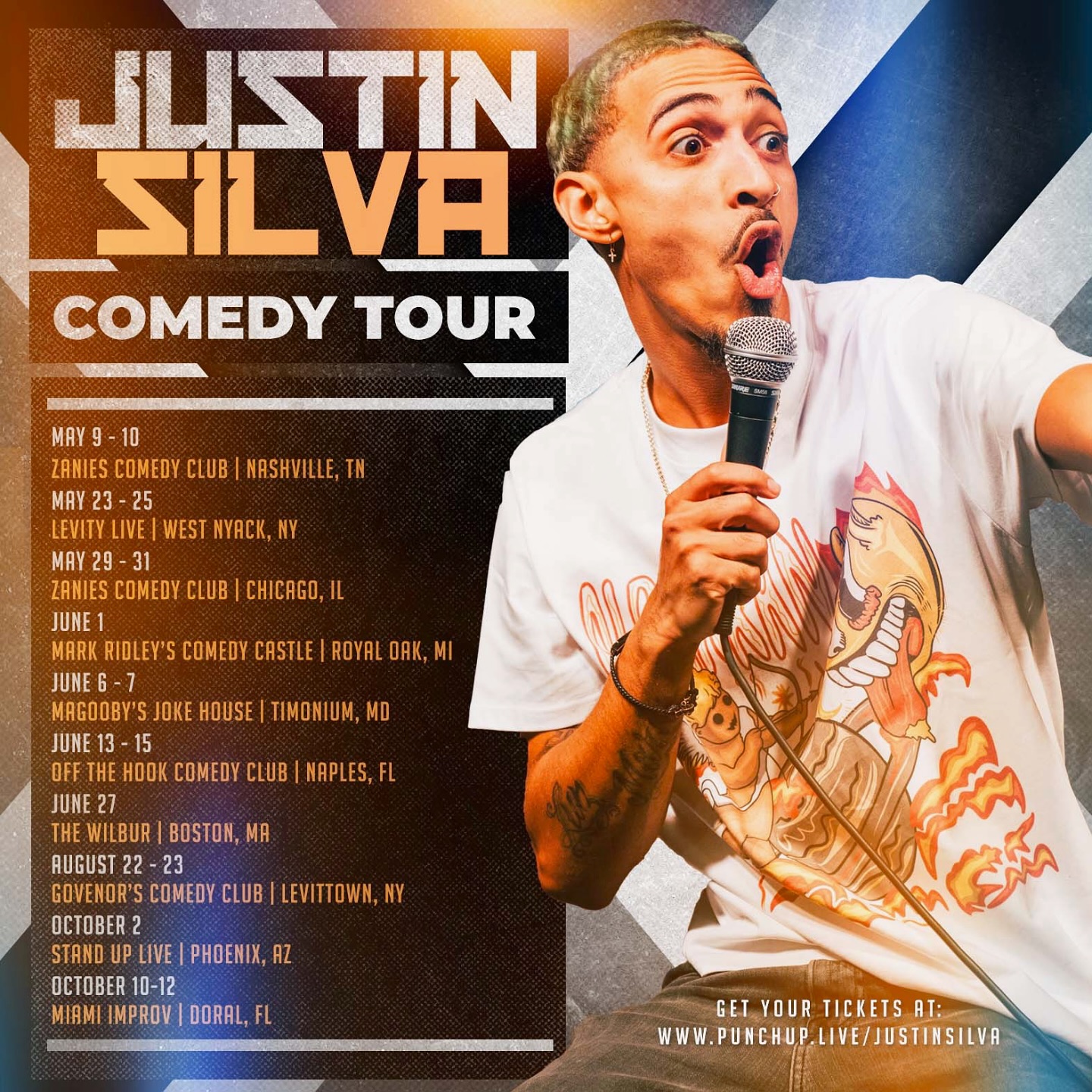 Dynamic artist ignites his journey with vibrant acts and thrilling stops countrywide here!
