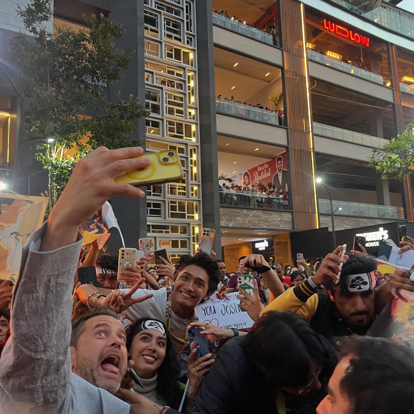 Karate Kid Leyendas Premiere Lights Up Mexico City