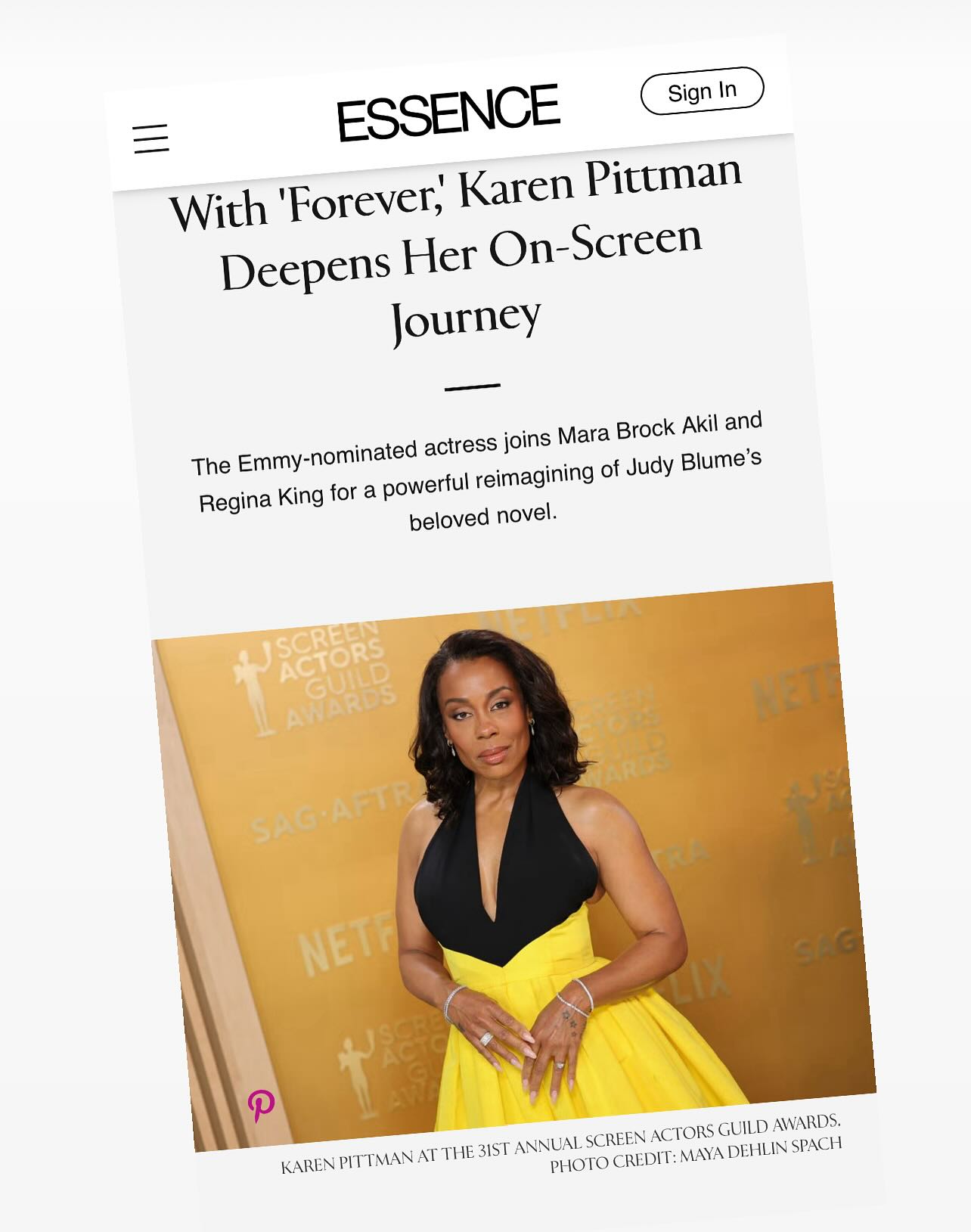 Karen Pittman Celebrates Netflix Streaming With Forever Feature Essence spotlights Karen Pittman as Netflix’s Forever debuts — a proud streaming milestone.