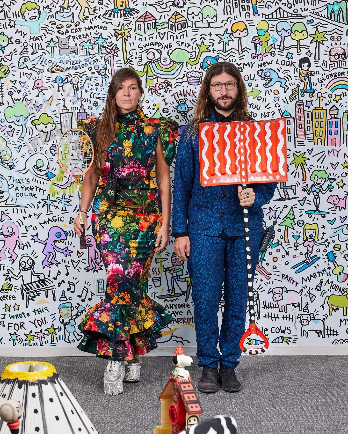 Kate Micucci Ignites Colorful Display at Art Exhibition