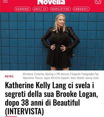 Katherine Kelly Lang: Italian Love & Exclusive Interview