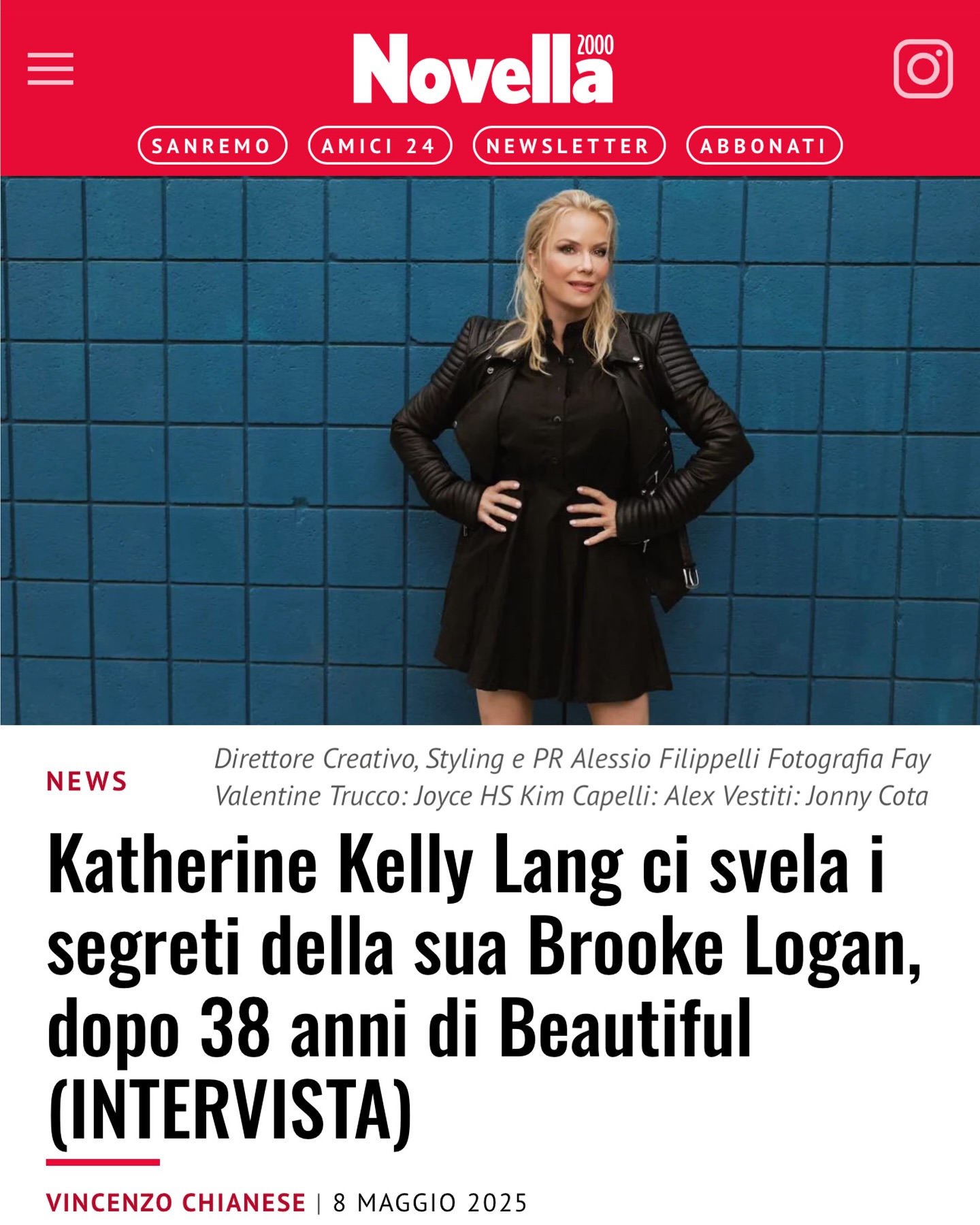 Katherine Kelly Lang: Italian Love & Exclusive Interview Italy ignites rich passion, merging culture and chic reinvention with heartfelt style. Now