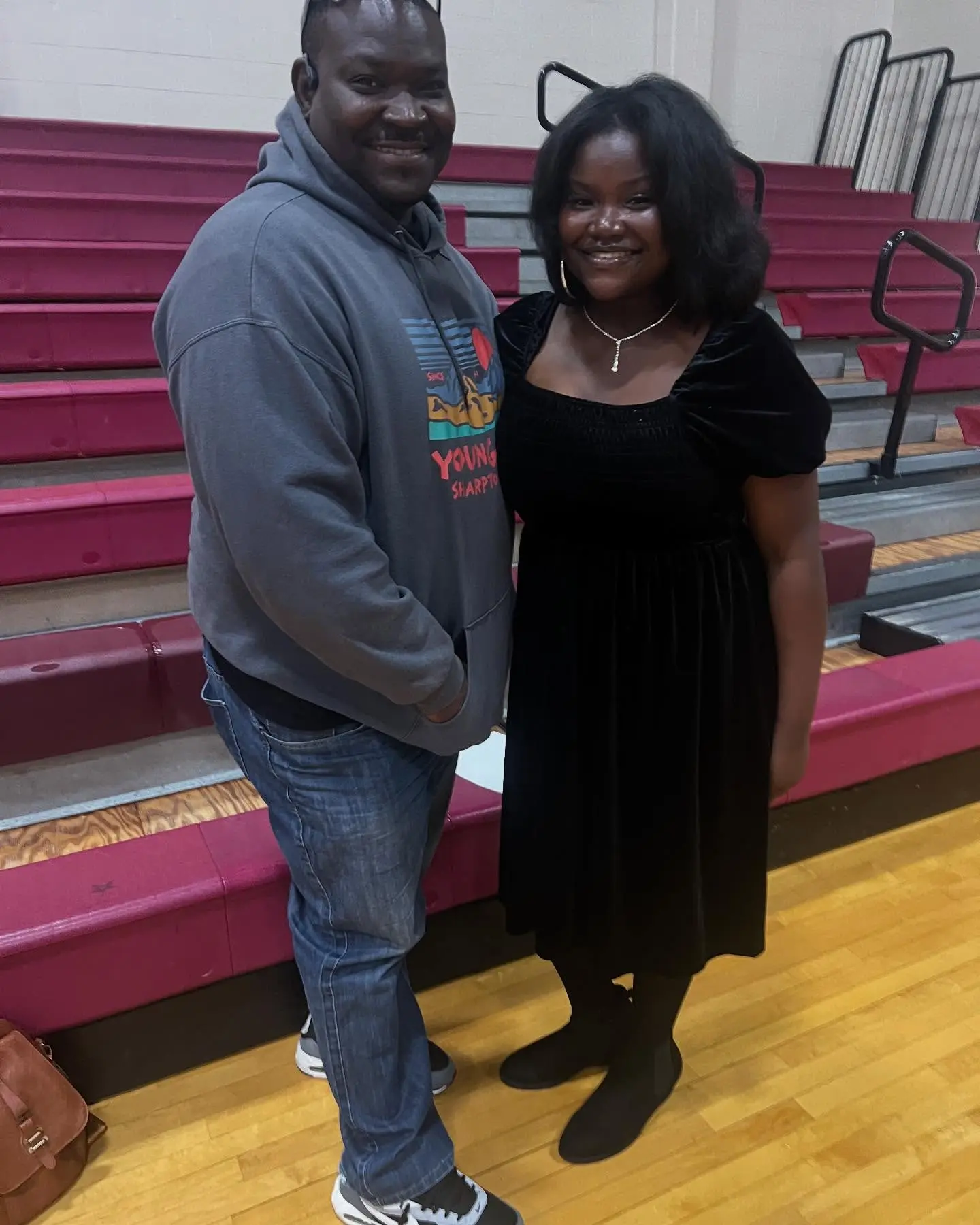 KD French Cheers as Daughter Jasmine Graduates 8th Grade
