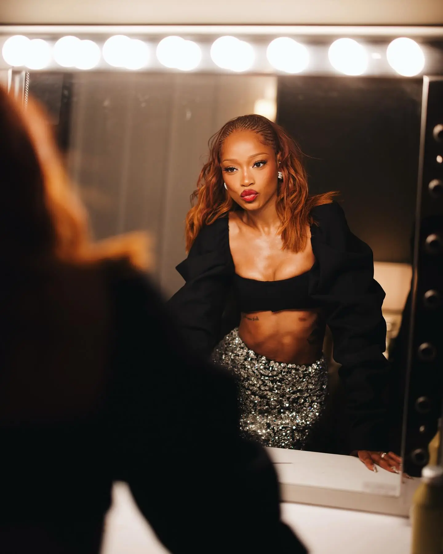 Keke Palmer Shines at the After Party Scene Celebrity Keke Palmer transforms post-event energy into a dazzling after party experience.