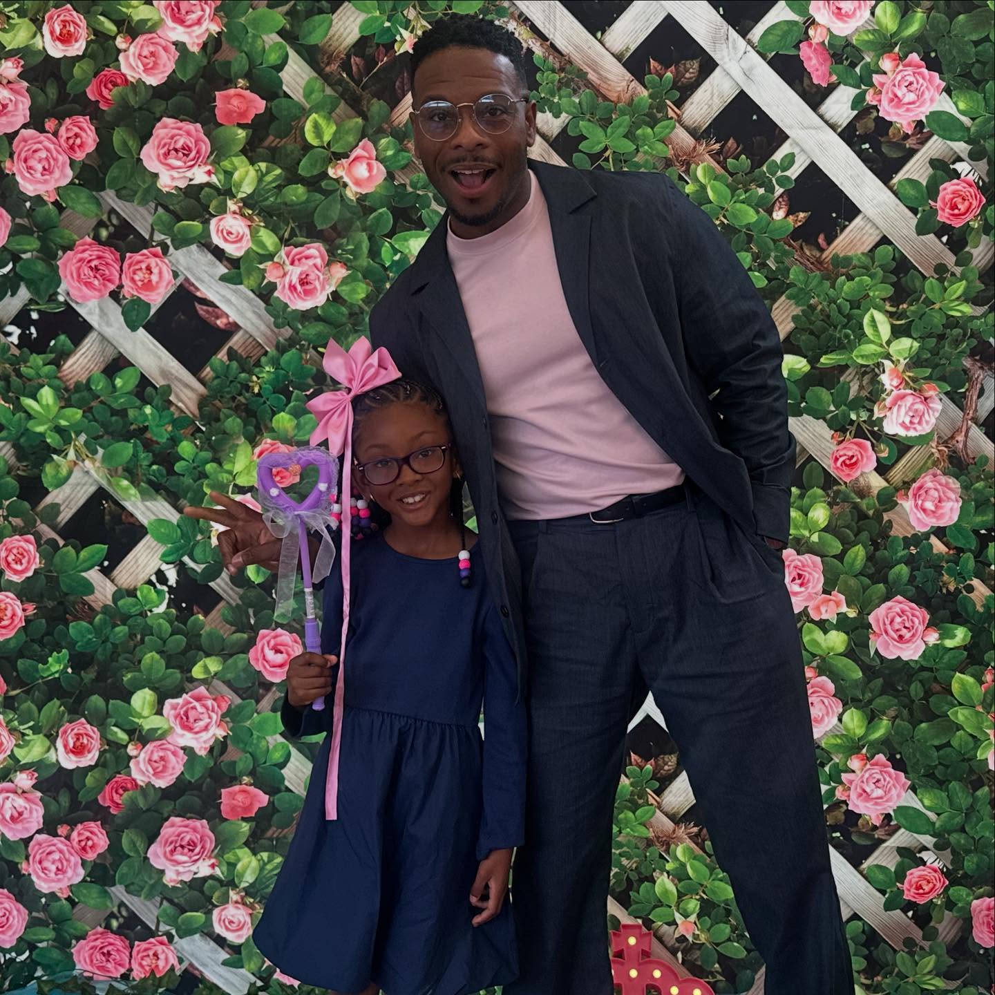 Kel Mitchell Enjoys Whimsical Tea Party With Daughter