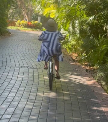Kelly McCreary shares her joyful travel moment, encapsulating summer's cheerful spirit.!!