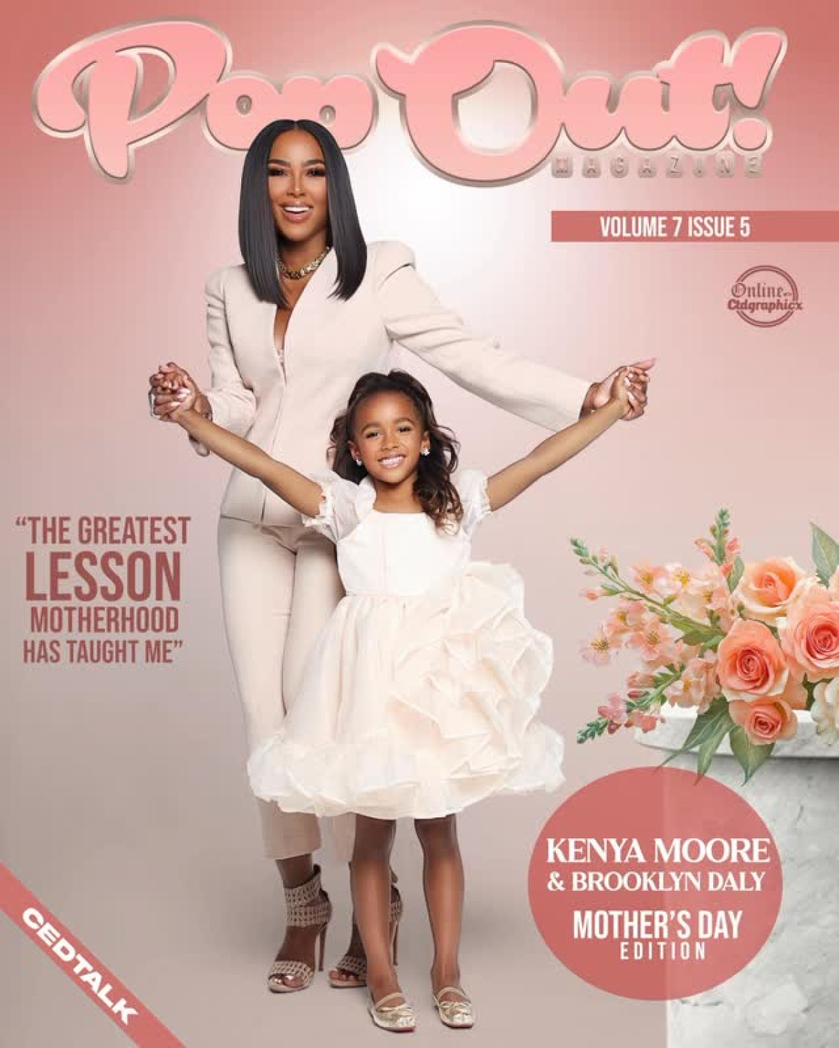 Mother's Day glow as Kenya Moore’s tribute blends gratitude, style, and family spirit!!!!!