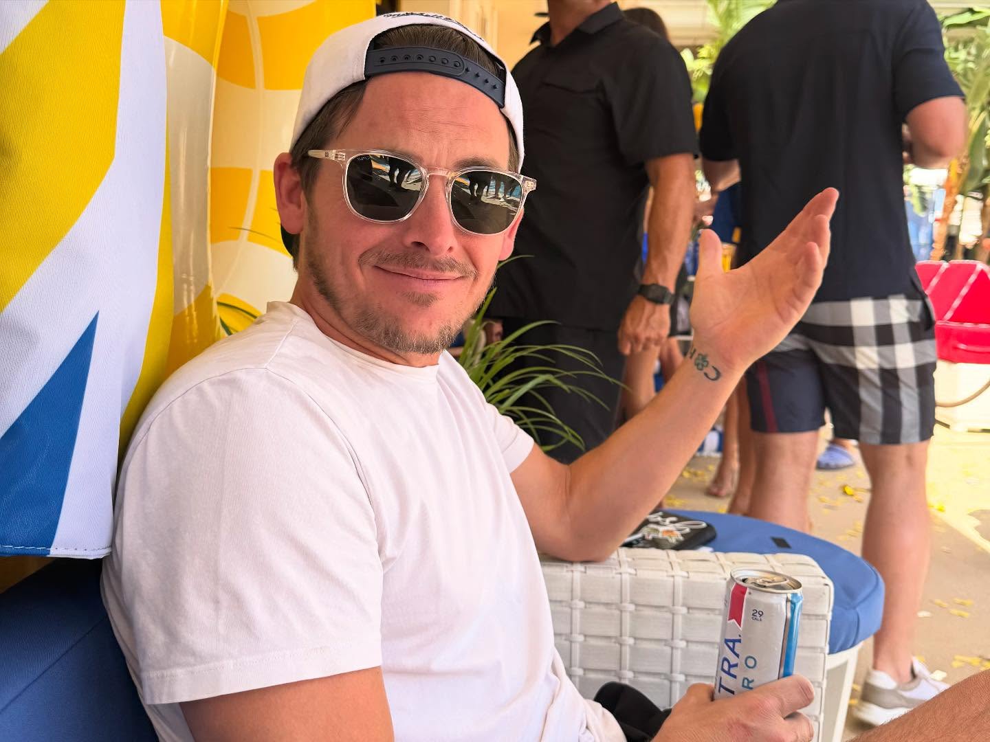 Kevin Zegers Celebrates Promotion In Vegas With Leeds United