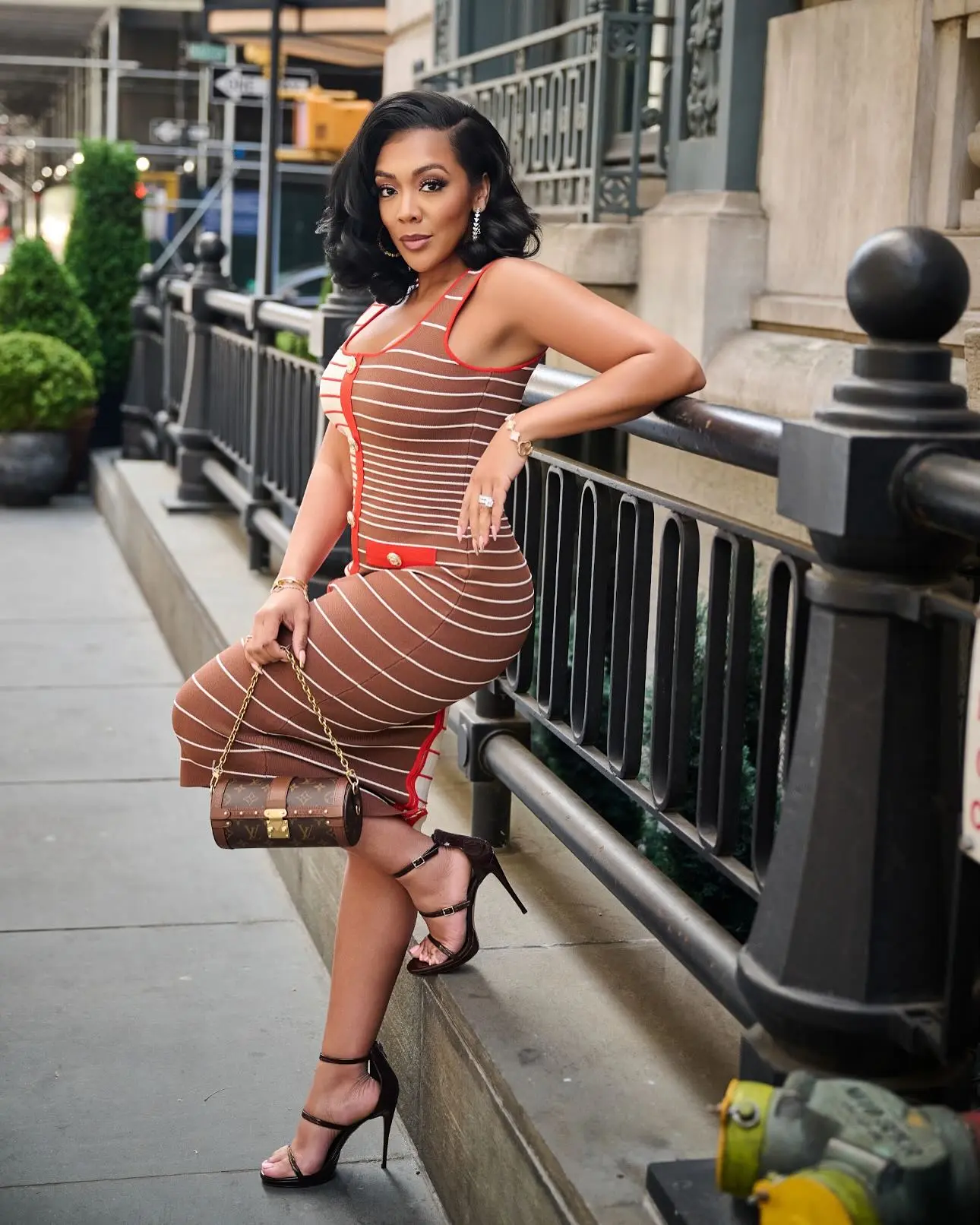 Khadeen Ellis Lights Up NYC Podcast Press Event