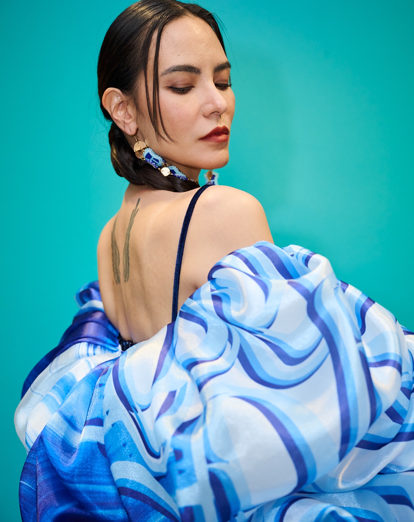 Kiowa Gordon Stuns at Native Fashion Week Santa Fe