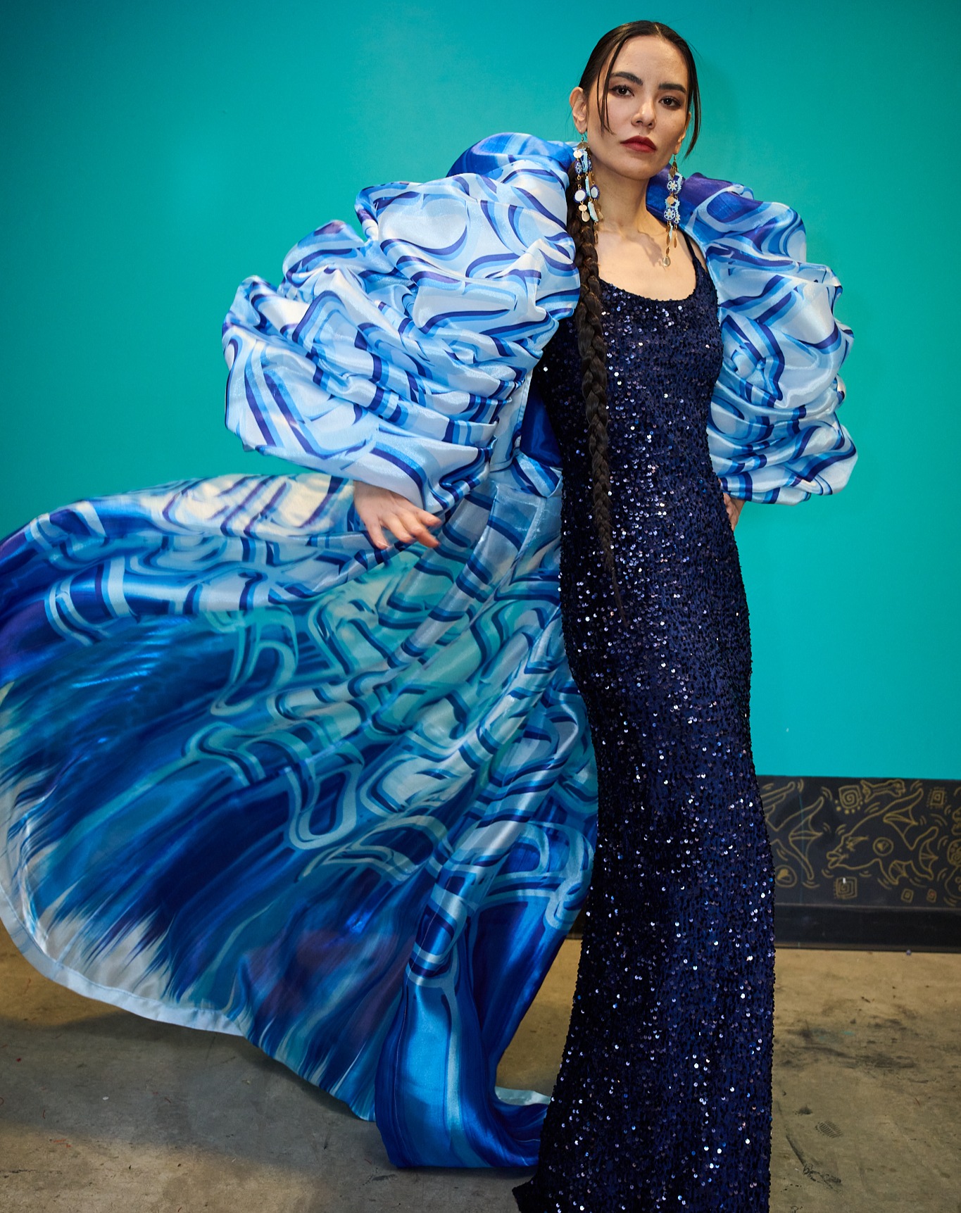 Kiowa Gordon Stuns at Native Fashion Week Santa Fe