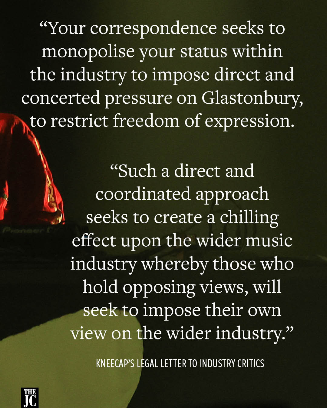 Kneecap Threatens Legal Action Over Glastonbury Email