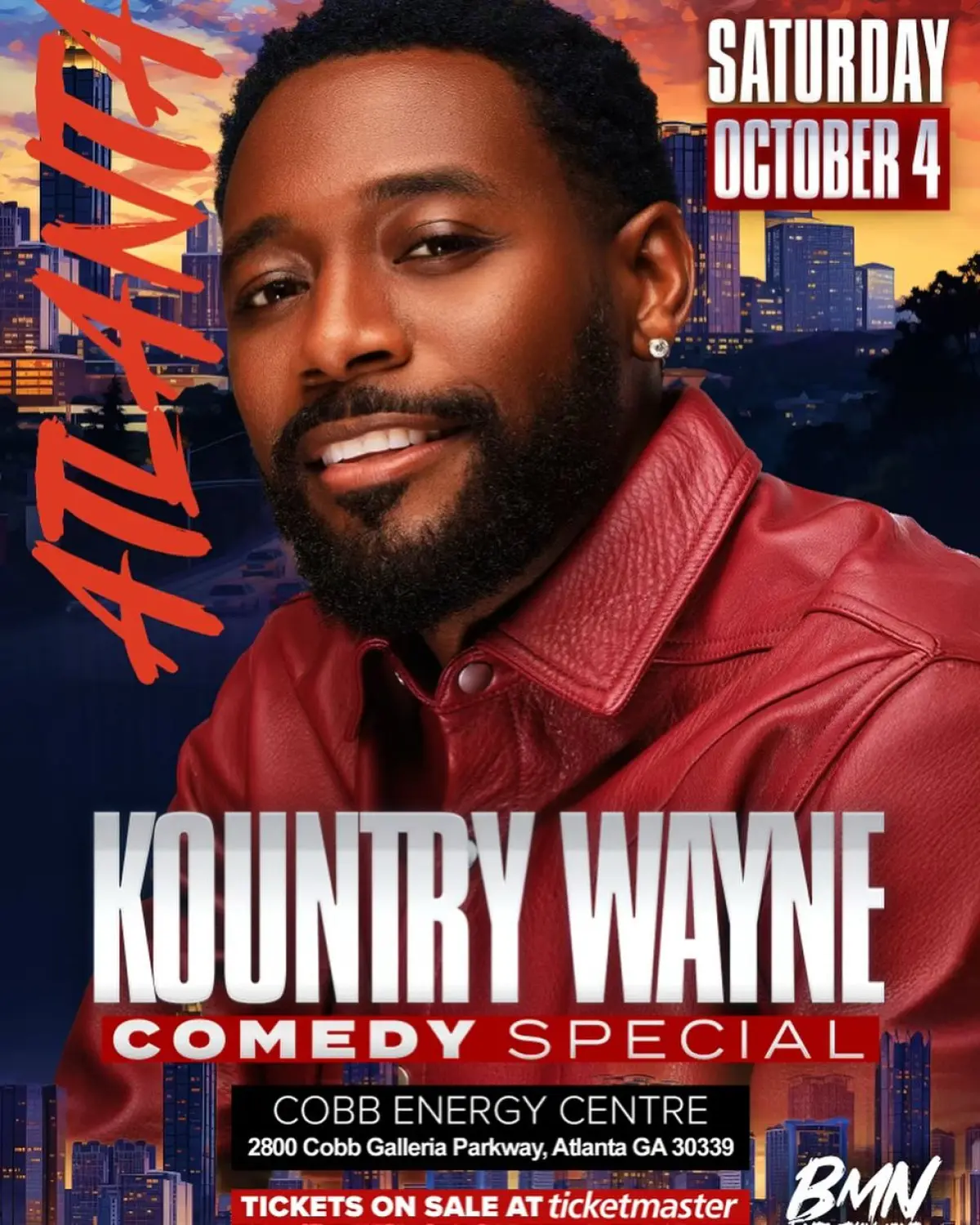 Kountry Wayne Announces Atlanta Show Ticket Sales Comic readies live gig in a southern metropolis, fueling buzz with entertainment energy.!