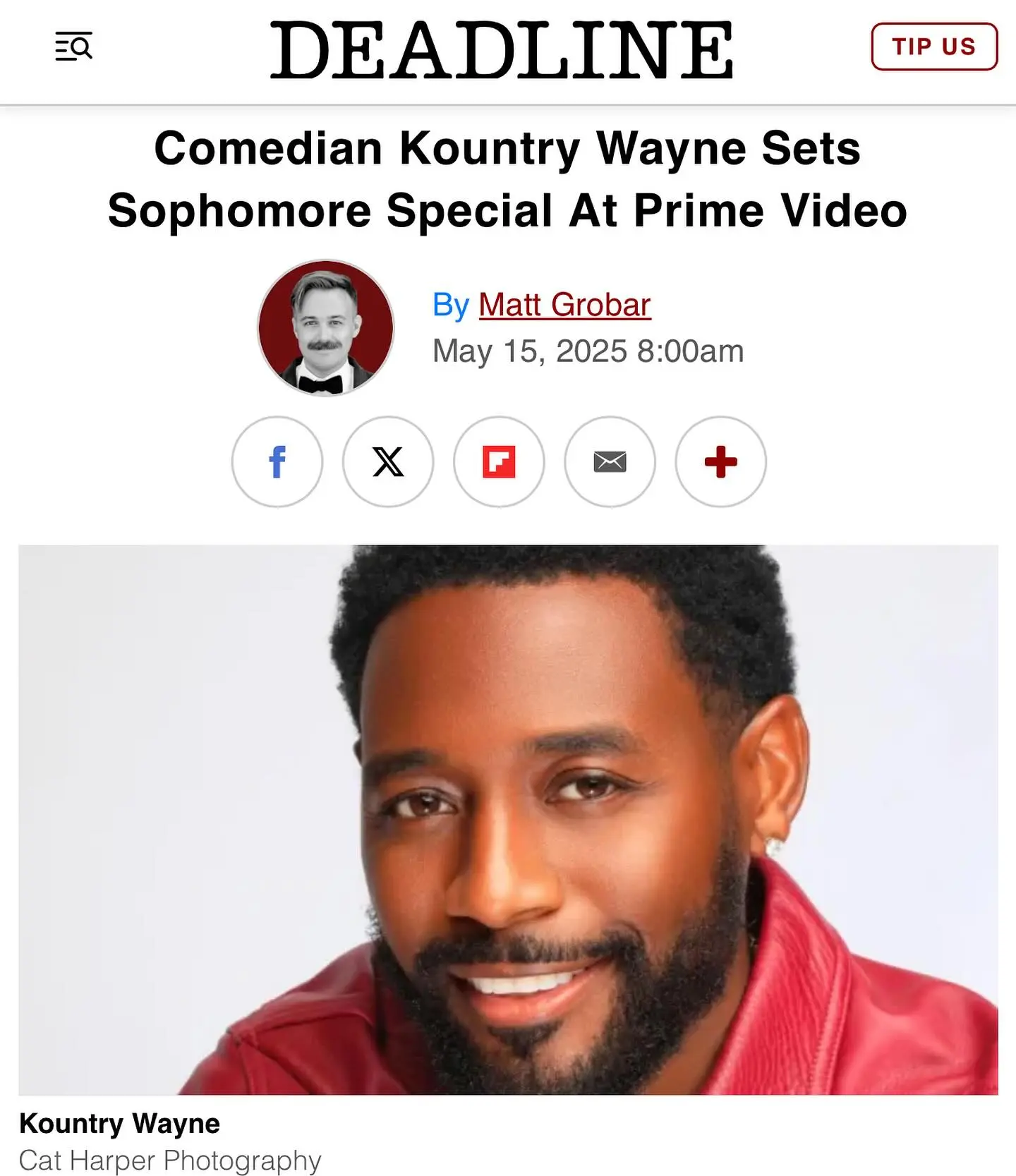 Kountry Wayne Debuts New Comedy Special Renowned comedian Kountry Wayne gears up to astonish audiences with his new comedy special.
