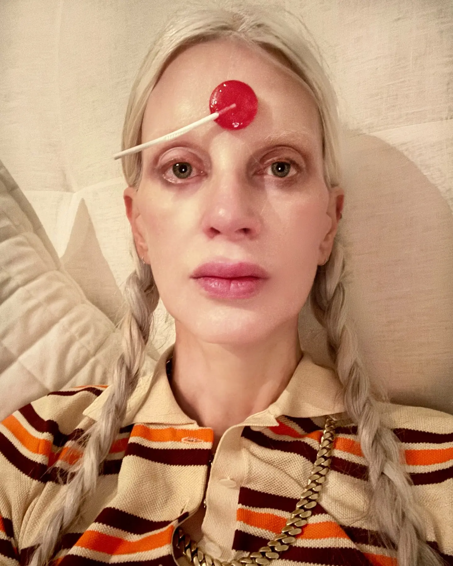 Kristen McMenamy’s Bold Bedside Statement Iconic model Kristen McMenamy shares bold, cheeky bedside advice fueling social buzz. Wow!