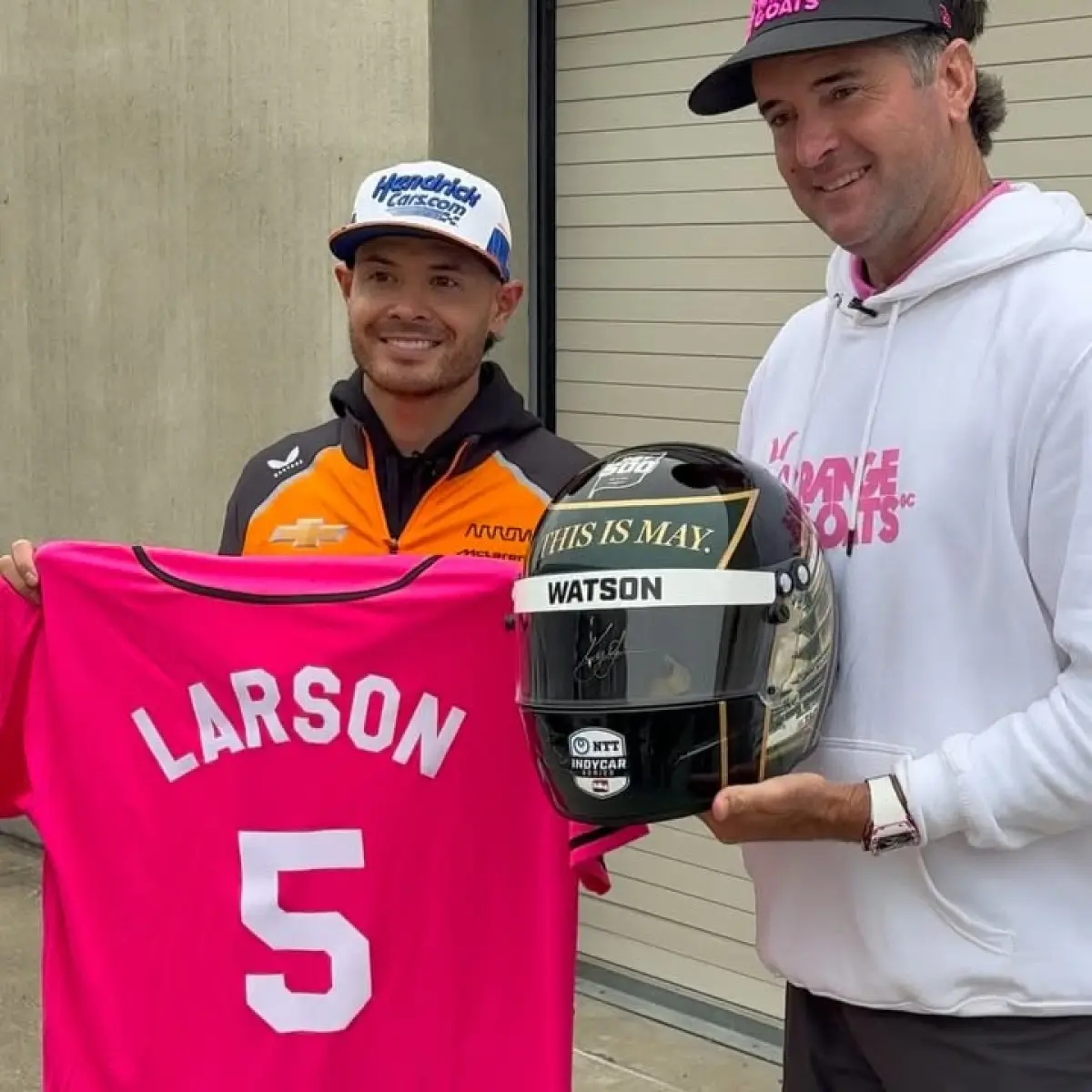 Kyle Larson Hits Indianapolis Speedway for Fun Day The Cup Series champ swapped racing duties for tour of the famed Brickyard on his day off!