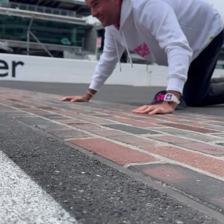 Kyle Larson Hits Indianapolis Speedway for Fun Day
