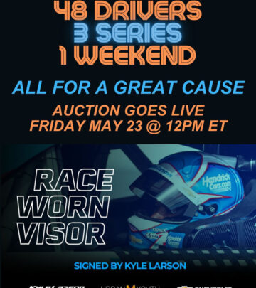 The event on May 23 at Noon ET supports young competitors bidding on collectible headgear.