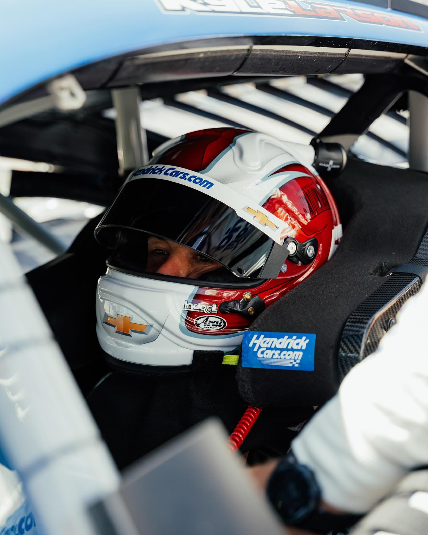 Kyle Larson Launches Second Annual Visor Auction for Youth Program
