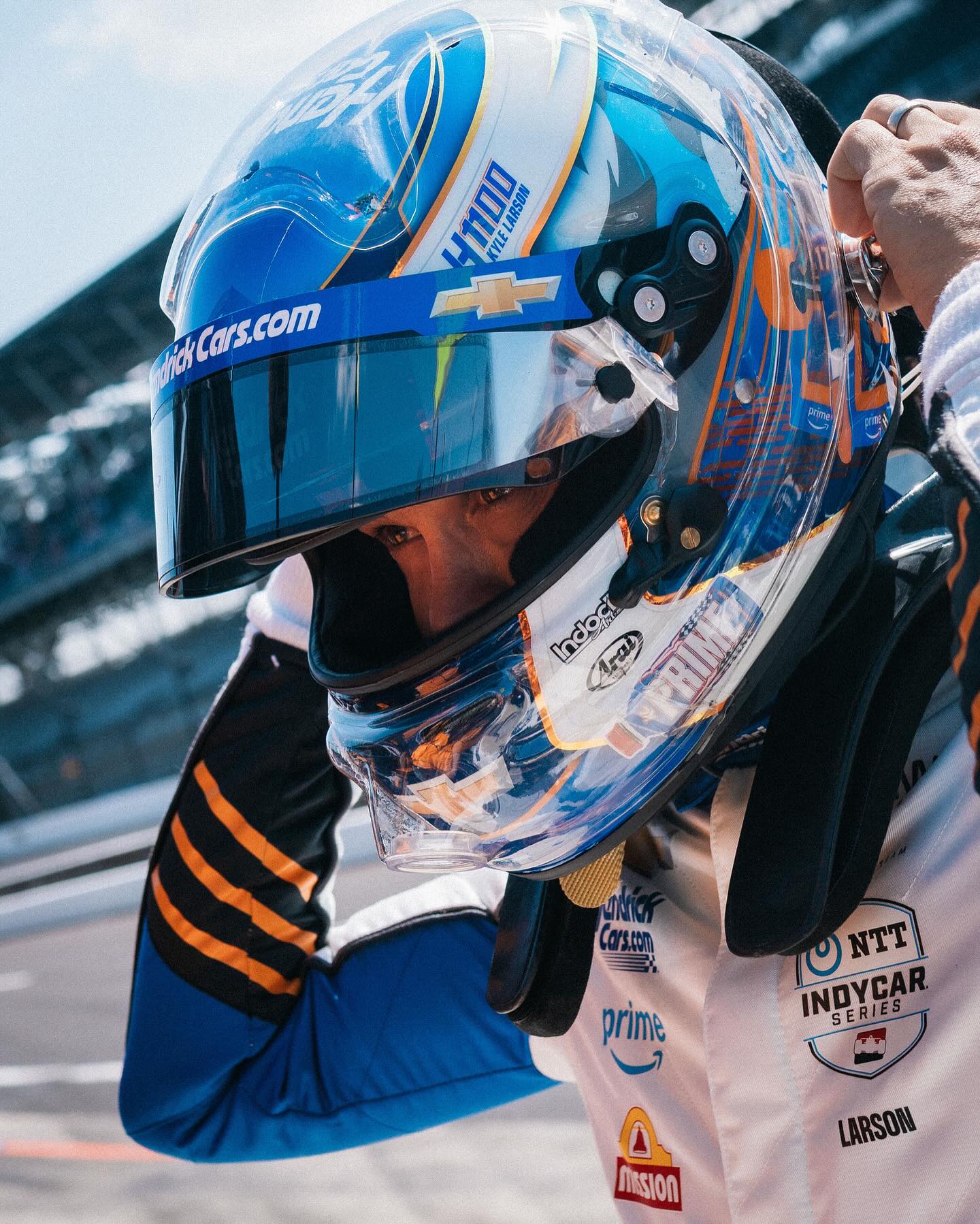 Kyle Larson Launches Second Annual Visor Auction for Youth Program