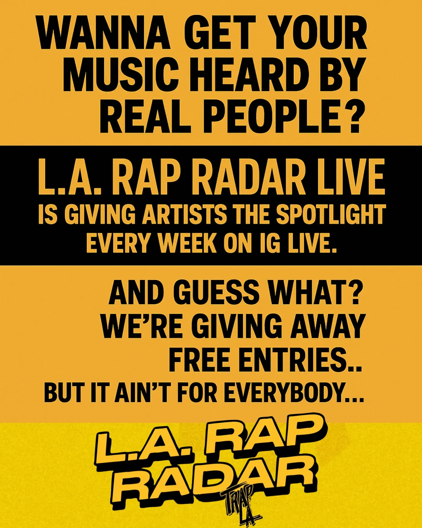 L.A. Rap Radar Live: Culture, Music & Real Talk