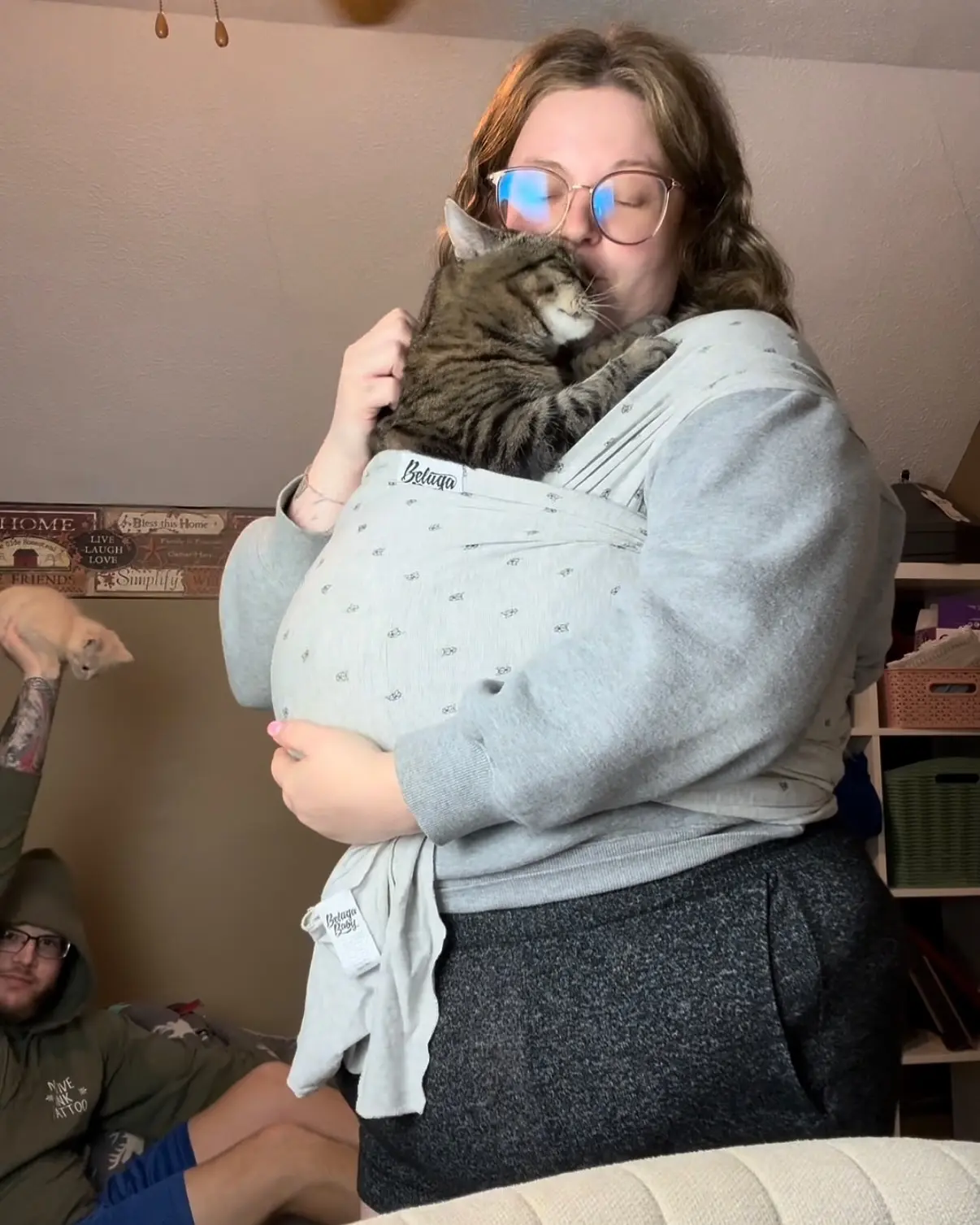 Lacie Evans Celebrates Feline Family on Instagram Influencer shares touching snapshots of her two rescue cats and happy household memories!