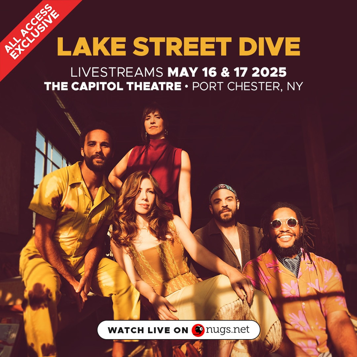 Watch exclusive live streams via NugsNET at Capitol Theatre on May 16-17! Now Streaming!!!