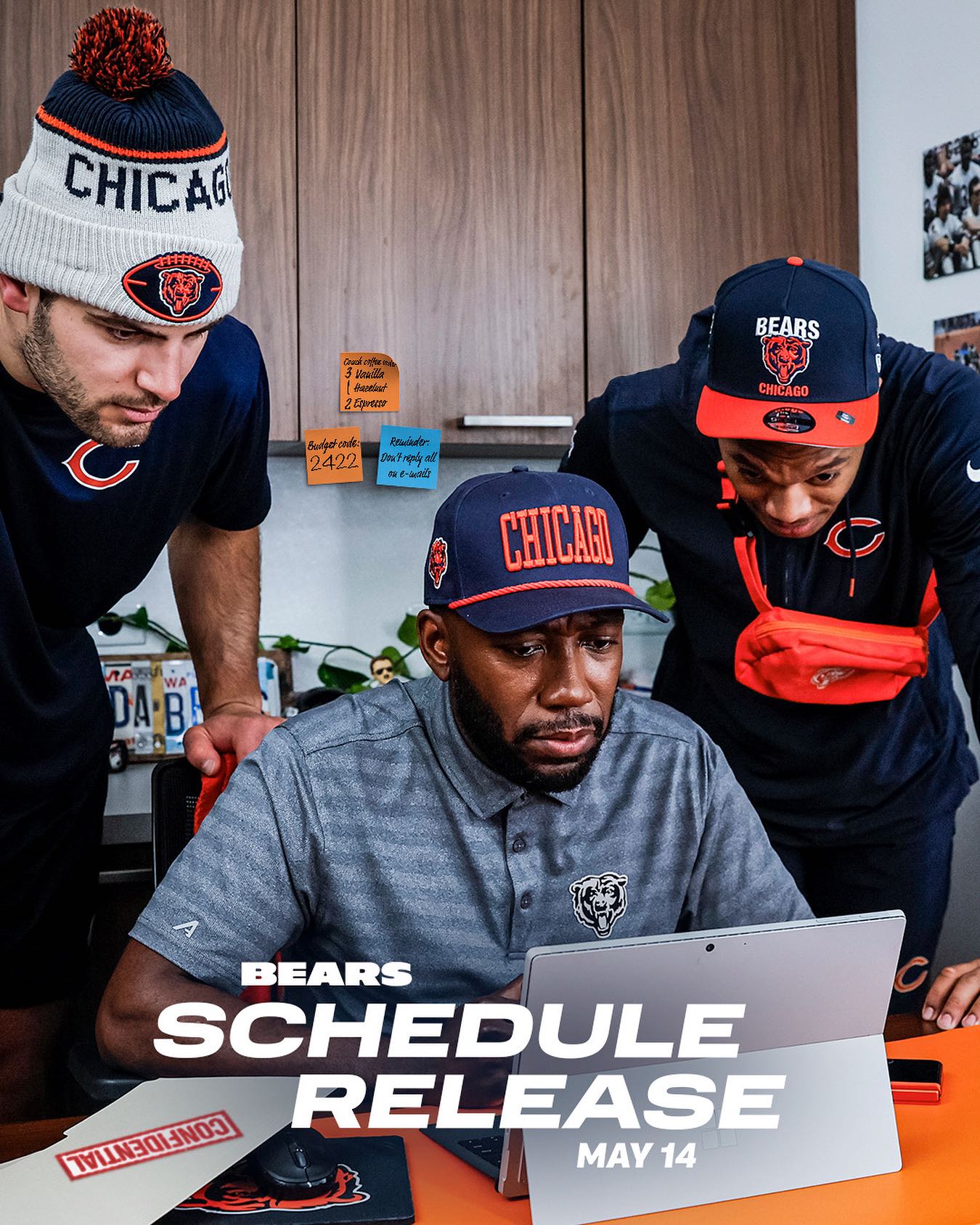 Lamorne Morris and crew create buzz with playful antics as NFL schedule airs tonight.