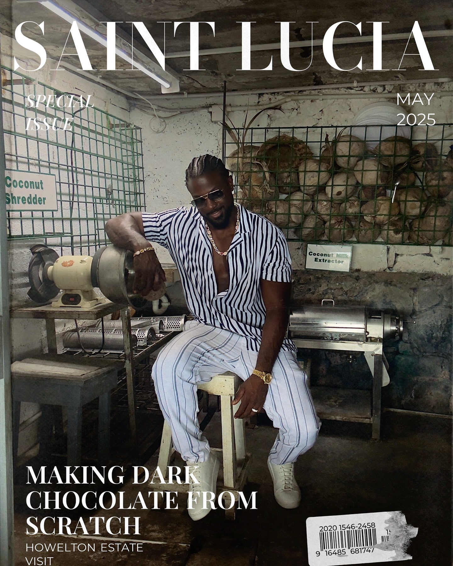 Actor Lance Gross delights fans with a sweet date crafting chocolate at Howelton Estate!!!