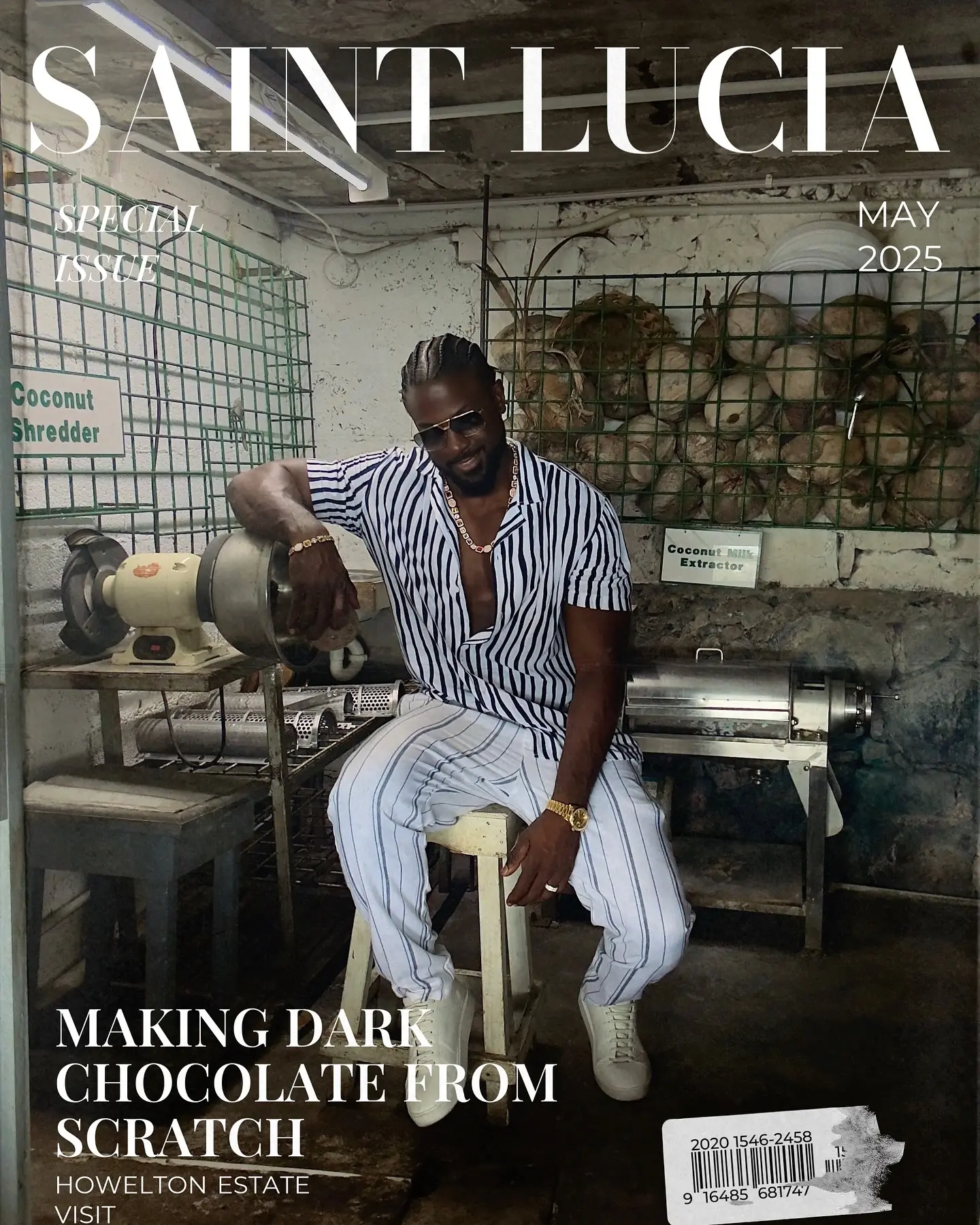 Actor Lance Gross delights fans with a sweet date crafting chocolate at Howelton Estate!!!