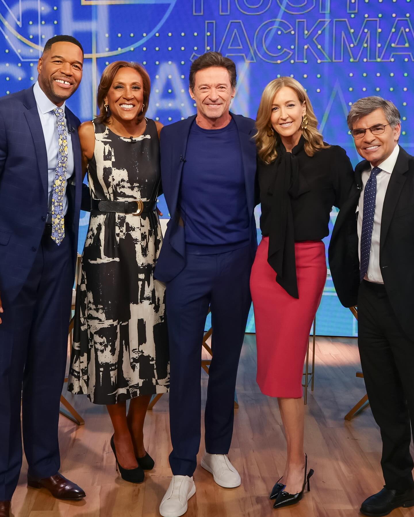 Lara Spencer’s Star-Studded Morning With Hollywood Icons Lara Spencer hosts a vibrant morning with Hugh Jackman, Angela Bassett & Sarah Parker -wow