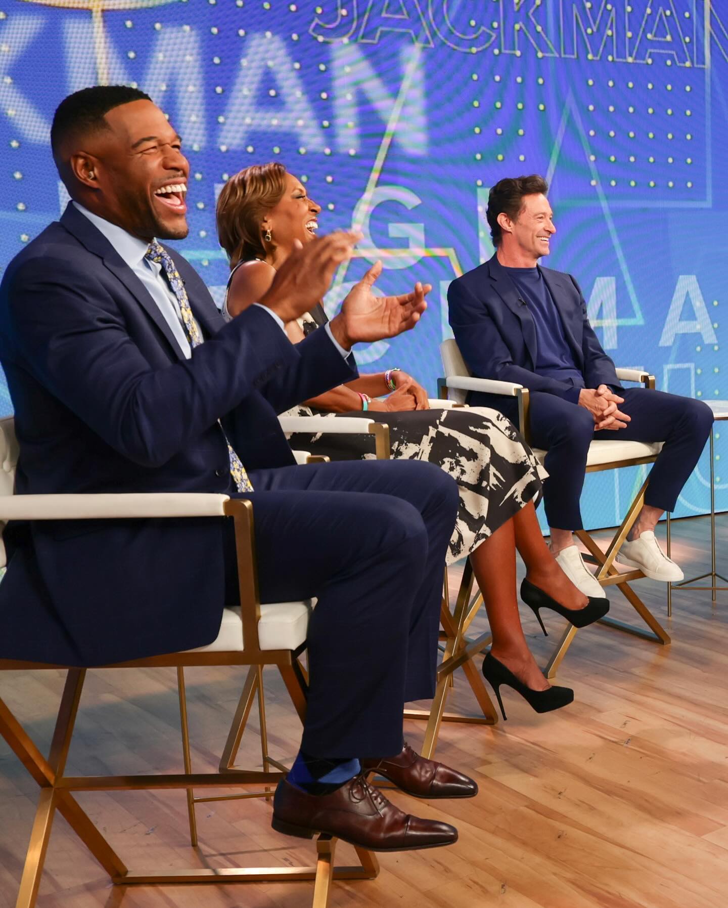 Lara Spencer’s Star-Studded Morning With Hollywood Icons