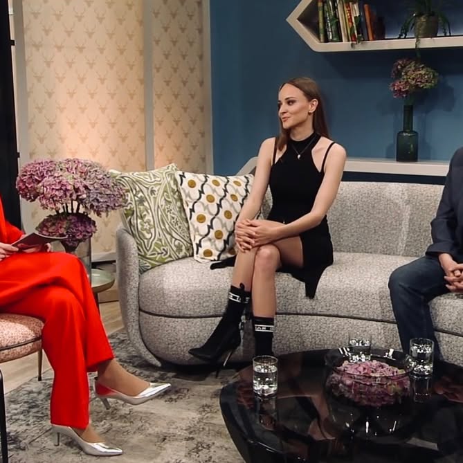 Laura Bilgeri Promos Jazz Concert on ORF Morning Show
