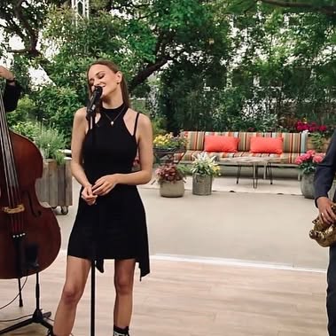 Laura Bilgeri Promos Jazz Concert on ORF Morning Show