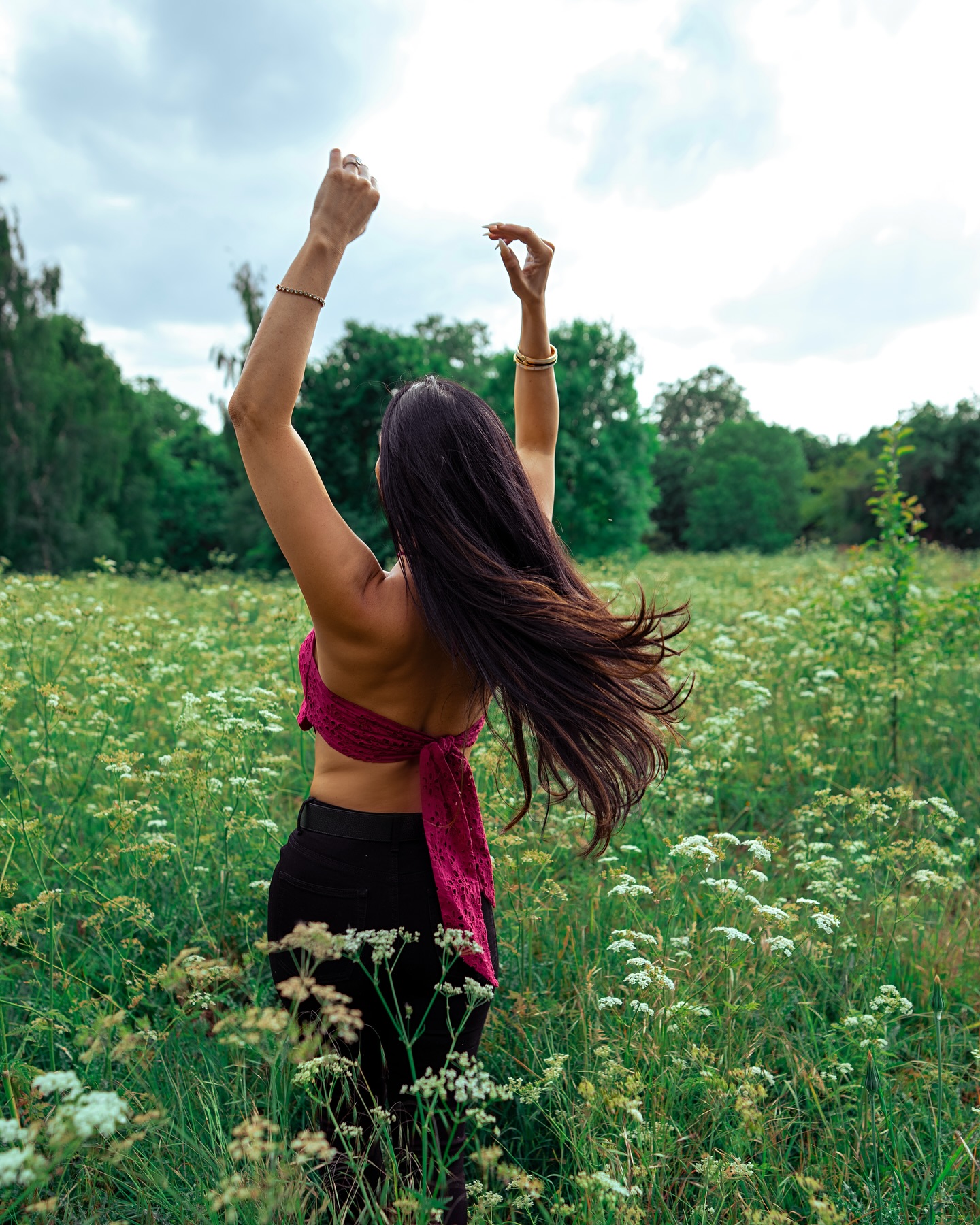 Lauren Gottlieb Flourishes in Bloom-Filled Shoot