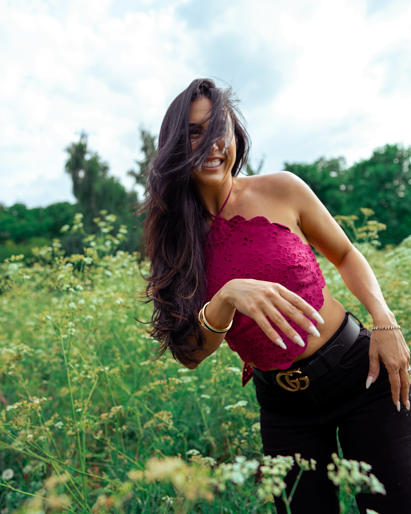 Lauren Gottlieb Flourishes in Bloom-Filled Shoot