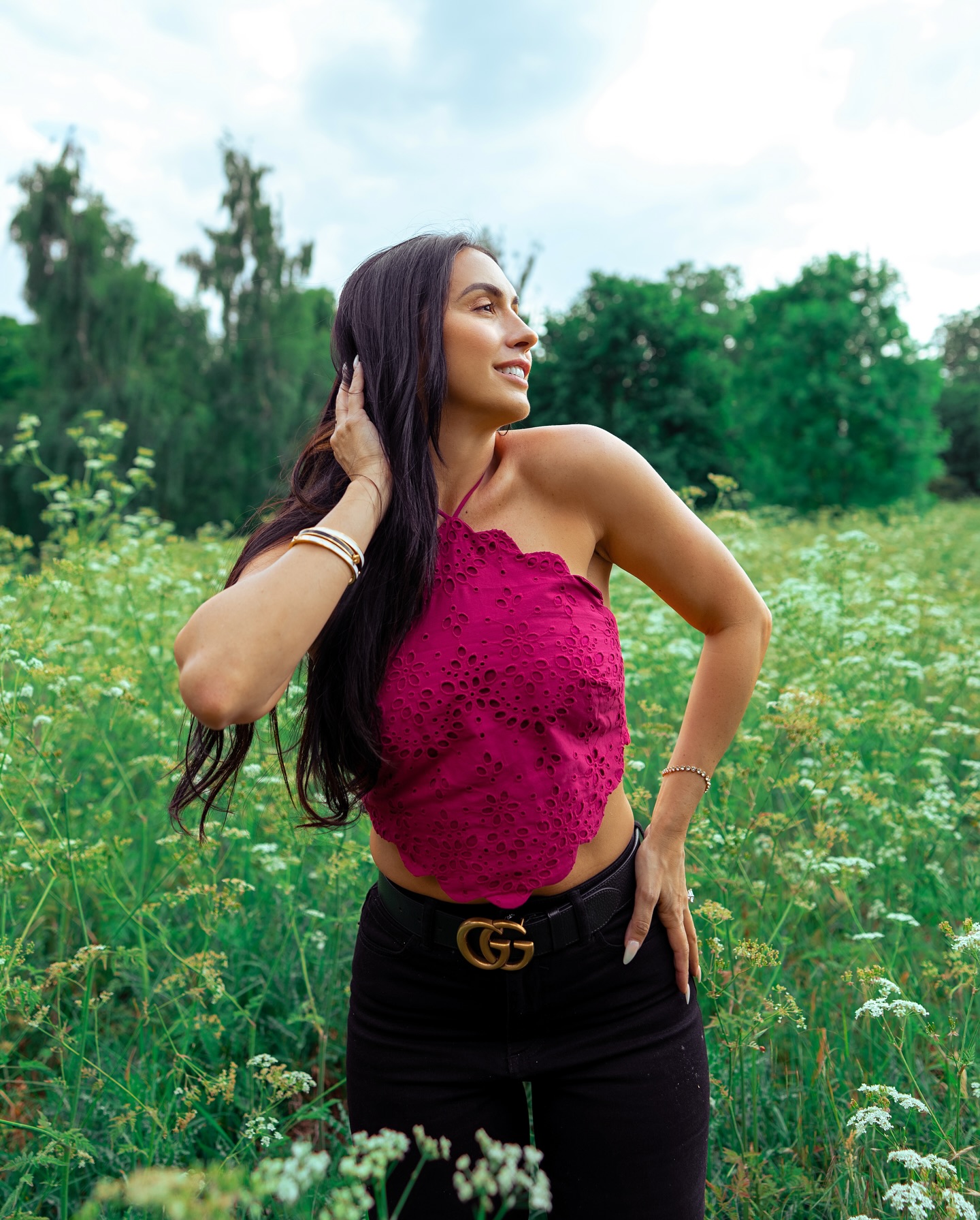 Lauren Gottlieb Flourishes in Bloom-Filled Shoot