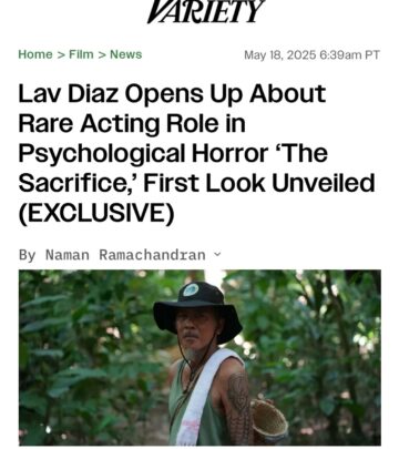 Lovi Poe lauds Lav Diaz’s quiet intensity and storytelling in the film project a must-see
