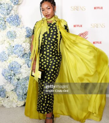 Actress dazzles in Nardos dress at glam Cinema Society gala and meets icon Julianne Moore!