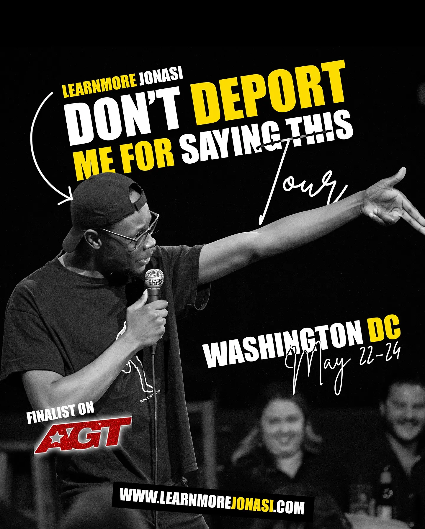 Learnmore Jonasi Rocks Washington DC Stage Washington’s live comedy scene heats up as Learnmore Jonasi delivers witty top humor at DC