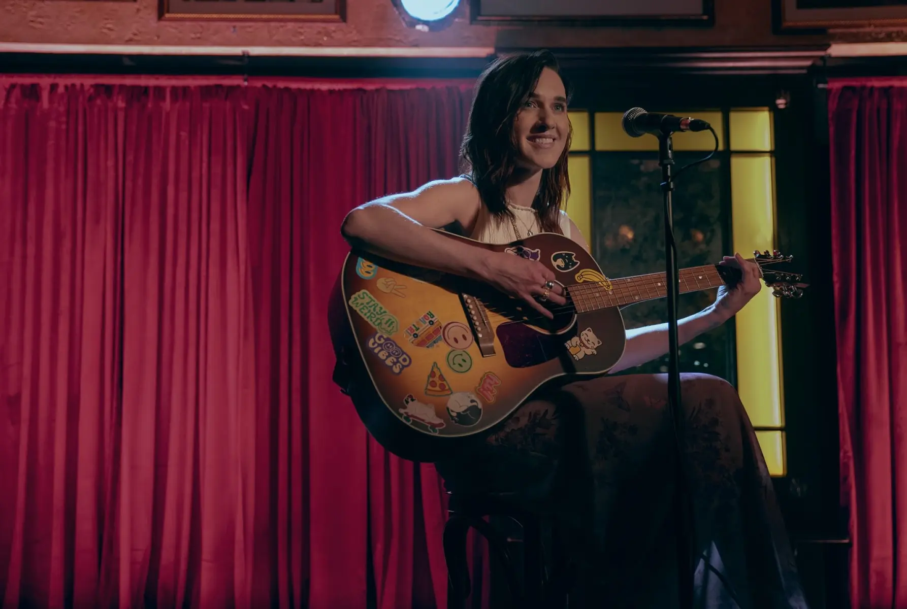Lena Hall Sparks Debate on Your Friends and Neighbors Fans get in on the action with spoiler discussions, character picks and Spotify show tunes.