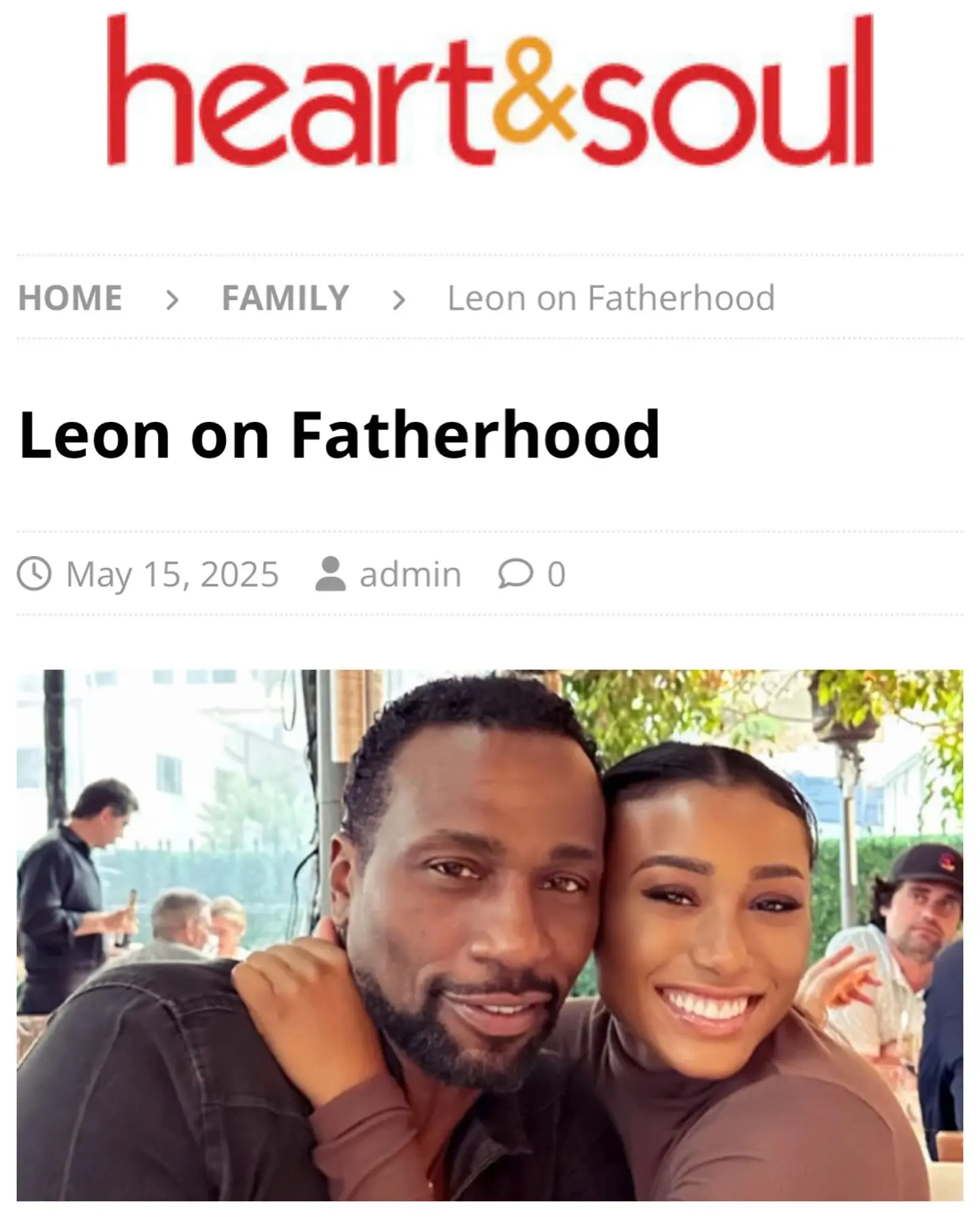 Leon Robinson Celebrates A Journey In Fatherhood Veteran actor and singer reflects on fatherhood, personal values, and enduring family bonds.