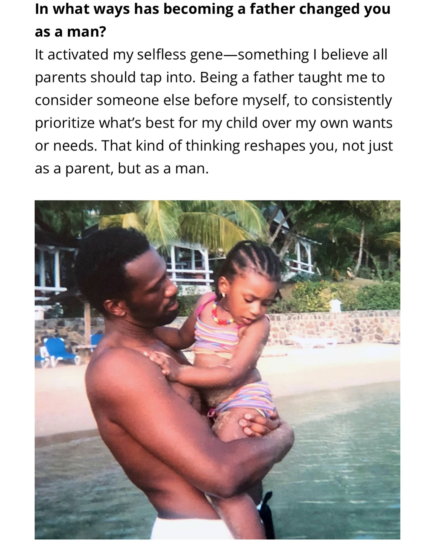 Leon Robinson Celebrates A Journey In Fatherhood